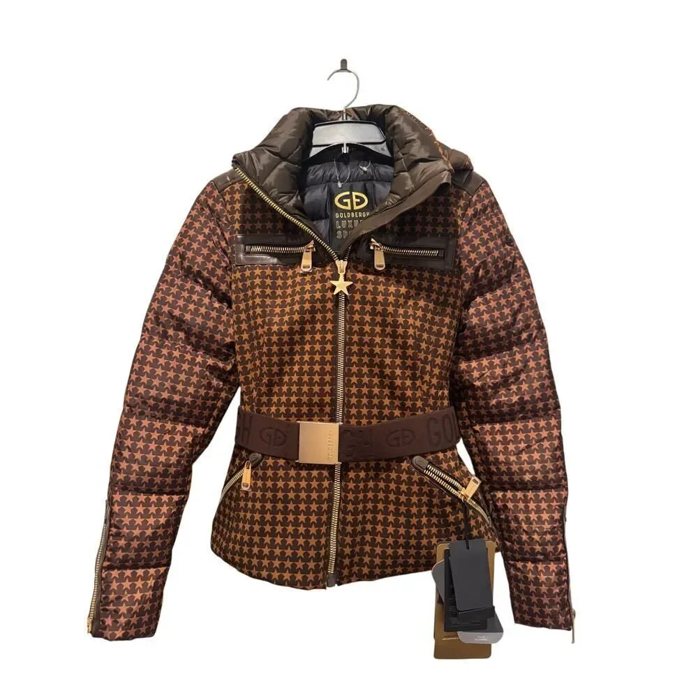 GOLDBERGH GALAXY SKI JACKET Dark Brown XS US2 - Picture 5 of 10